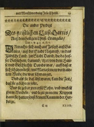 Die ander Predigt