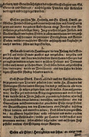 Instrumentum Pacis, oder sämptliche Friedens-Tractaten: Welche in diesem 8 Jährigen Kriege von Anno 1672. biß 1680. respective zwischen Engelland und Holland. Holland und Münster. Holland und Cöllen ... An unterschiedenen Oerthern auffgerichtet, geschlossen und gezeichnet, alhier aber in ein geschmeidig Corpus zusam[m]en getragen worden