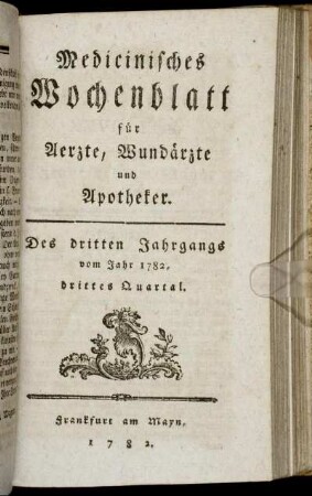 Des dritten Jahrgangs vom Jahr 1782, drittes Quartal.