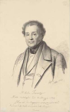 Bildnis Tenore, Michele (1780-1861), Arzt, Botaniker