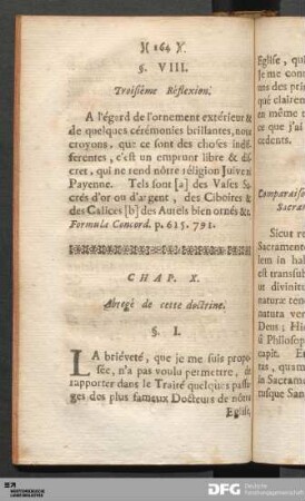 Chap. X. Abregé de cette doctrine.