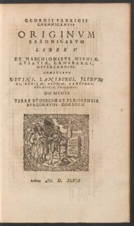 Georgii Fabricii Chemnicensis Originum Saxonicarum Liber V.