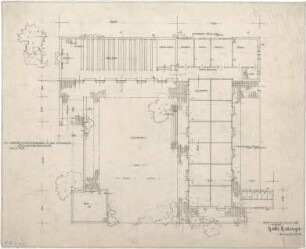 Gsaenger, Gustav; Eichenau (Bayern); Freizeitkirche, Projekt Jugendheim - Grundriss EG