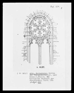 Albi, Kathedrale Sainte-Cécile, System der Obergadenfenster