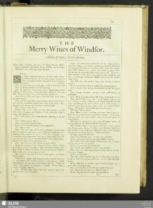 The Merry Wives of Windsor