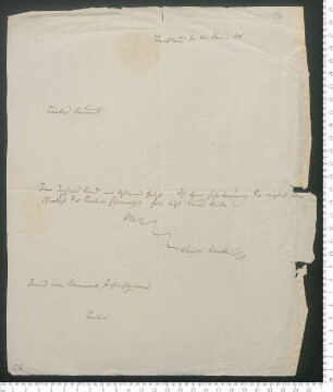 Brief von Christian Gottfried Daniel Nees von Esenbeck an Adelbert von Chamisso