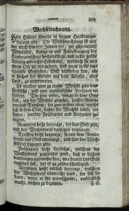 Wechselrechnung. - Vermischungsrechnung.