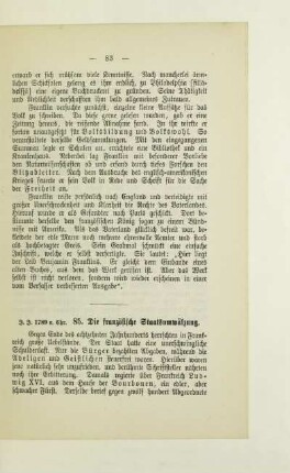 85. Die französische Staatsumwälzung