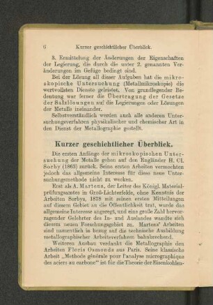 Kurzer geschichtlicher Überblick.