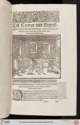 Ein Excerpt vnd Begriff etlicher Lehenrecht vnd Gebräuch