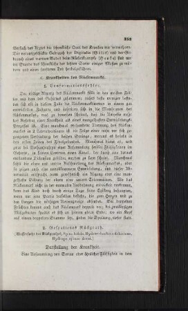 C. Krankheiten des Rückenmarks.