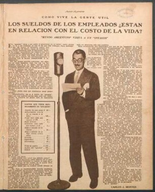Los sueldos de los empleados ¿Estan en relación con el costo de la vida? : Como vive la gente útil