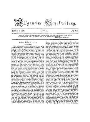 Ueber Schulstrafen