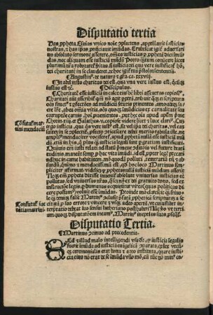 Disputatio Tertia.