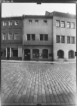 Meißen, Burgstraße 31. Wohnhaus mit Laden (16. Jh.). Straßenfront
