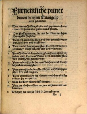 Außlegung dess Euangelij Luce. VI. Am vierdten Sontag nach Trinitatis. Von den wercken der Liebe vnd Barmhertzigkait. MDXLVII.