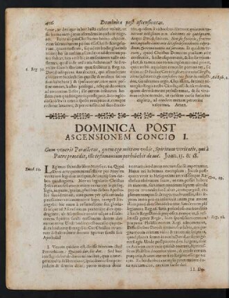 Dominica Post Ascensionem