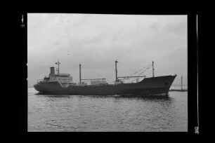 Aspia (1974), Zementtransportschiff, Deutsche Afrika-Linie, Hamburg, Kiel, Panama, Bau-Nr. 705