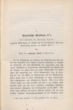 7-33 Paulinische Probleme II