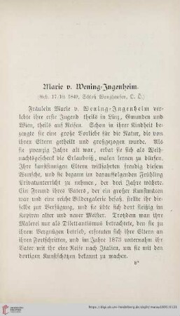 Marie v. Wening-Ingenheim