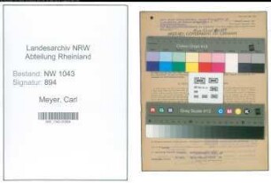 Entnazifizierung Carl Meyer , geb. 17.01.1906 (Lehrer)