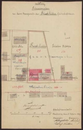Kübler, Friedrich, Güterbeförderer Wohnhaus- und Scheunenanbau