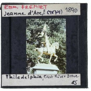 Philadelphia, Fremiet, Reiterstatue Jeanne d'Arc,Frémiet, Reiterstatue of Jeanne d'Arc