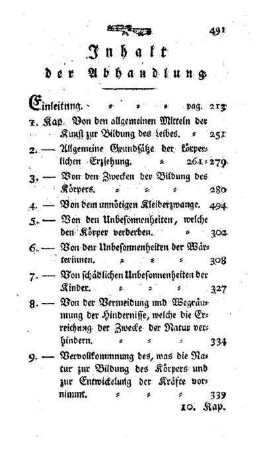 Inhalt der Abhandlung