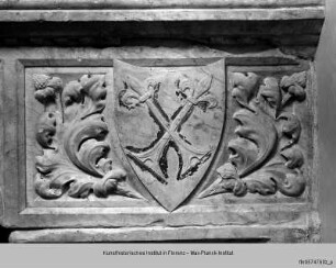 Grabmal des Patriarchen Gastone della Torre : Reliefs der Schauseite