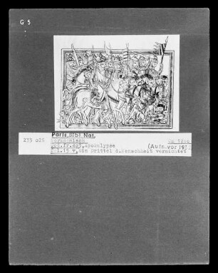Apokalypse — Ein Drittel der Menschheit wird vernichtet, Folio fol. 15 verso