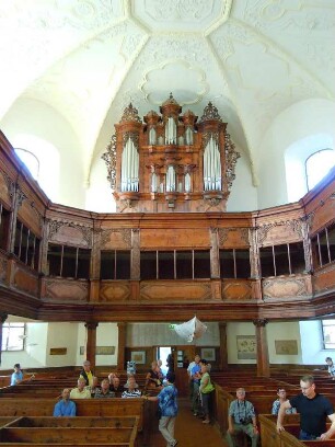 Quedlinburg - Blasiikirche : Innenraum der barocken Blasiikirche. Aufgenommen in Quedlinburg am 9. September 2012