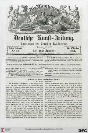 Nr. 42 (20. Oktober 1861)