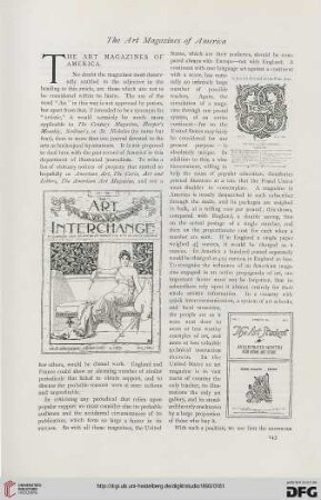 1: The art magazines of America