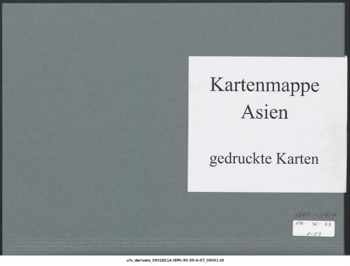 Arabien : 1887-1909 : Kartensammlung
