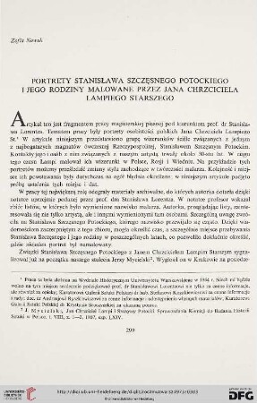 17: Portrety Stanisław Szczęsnego Potockiego i jego rodziny malowane przez Jana Chrzciciela Lampiego Starszego