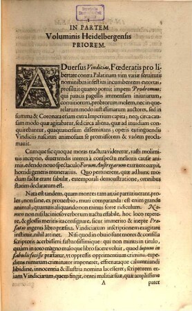 Vindiciae a Foederatis Electoribus Principibus, Statibus, & Immediato Equestri Ordine, Palatino Wildfangiatui pridem Oppositae, denuo Assertae & a Conuitiis, Corruptelis, Calumniis Maledici Et Contumeliosi Scriptoris Qui Defensionem Juris Regalis Palatini In Homines Proprios emisit, Vindicatae