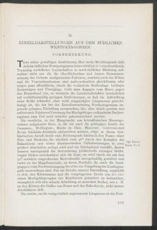 II. Einzeldarstellungen aus dem südlichen Westpatagonien.