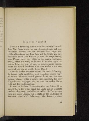 Neuntes Kapitel