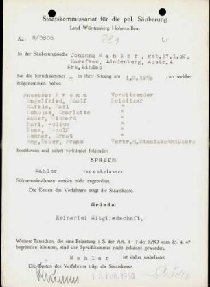 Mahler, Johanna