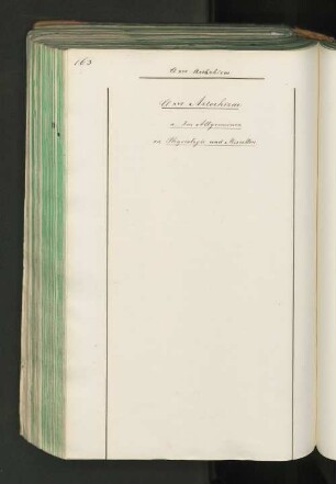 aa. Physiologie und Miscellen.