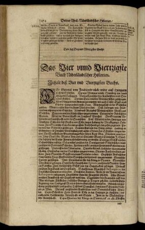Das Vier und Viertzigste Buch Niderländischer Historien.