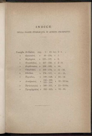 Indice Della Parte Pubblicata Di Questo Prospetto