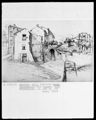 Skizzenbuch — Stadtwinkel
