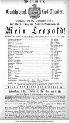Mein Leopold!