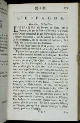 [Chapitre XVI.] L'Espagne.