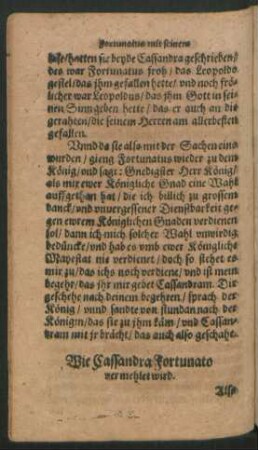 Wie Cassandra Fortunato vermehlet wirdt.