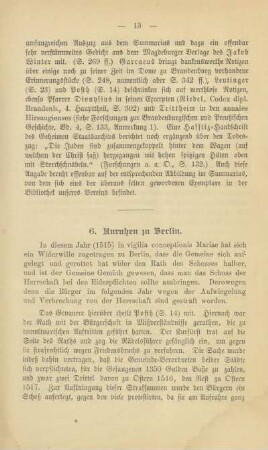 6. Unruhen zu Berlin