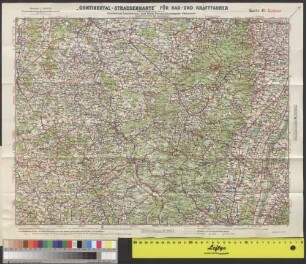 Continental-Straßenkarte für Rad- und Kraftfahrer, 43. Kolmar