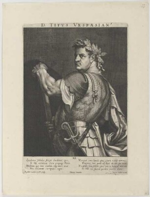 Bildnis des Titvs Vespasian.