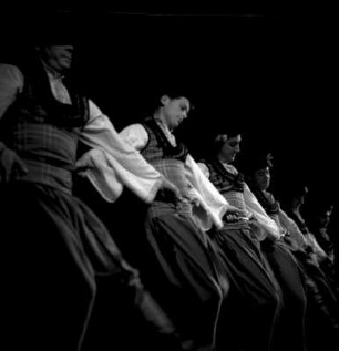 Traditionelles Tanzensemble